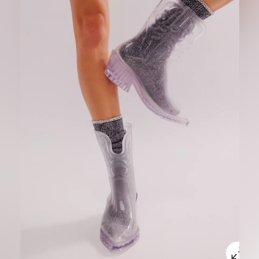 Transparent Women's cowgirl boots
